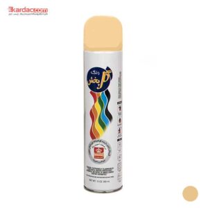 گل پخش اسپری رنگ کرم سیر