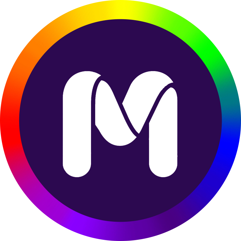 لوگوی جدید پخش رنگ محمدی